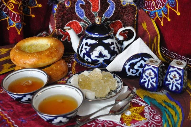 Teezeremonie in Usbekistan