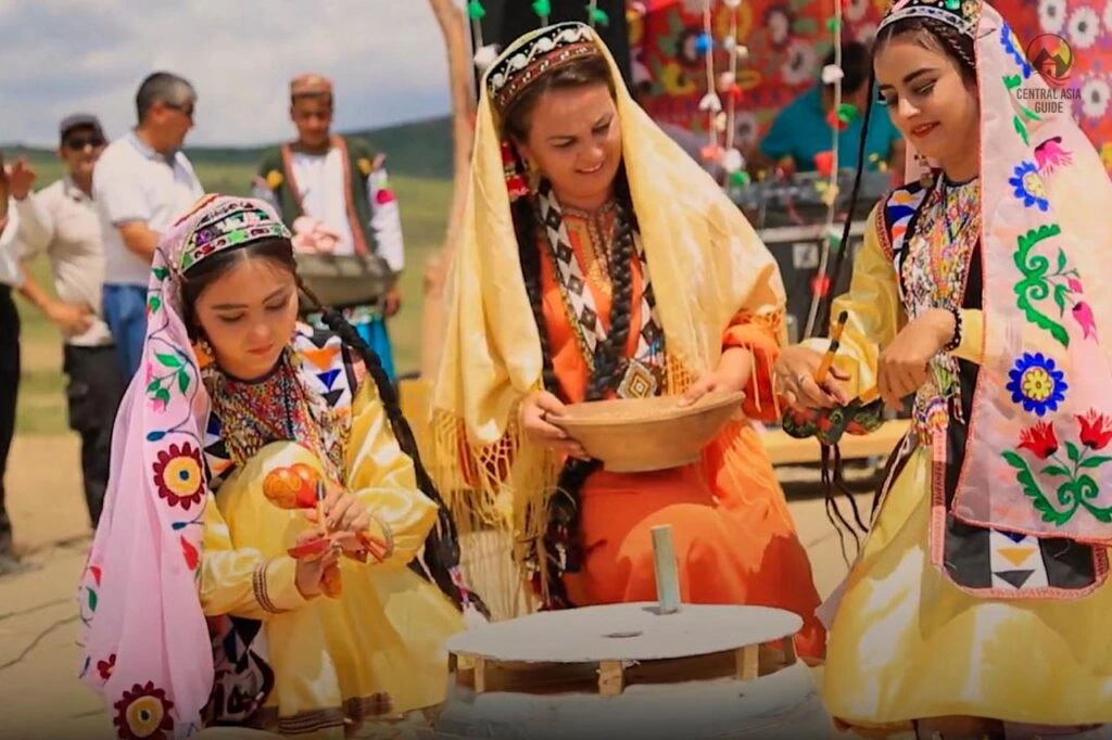 Traditionelles Dorf in Usbekistan