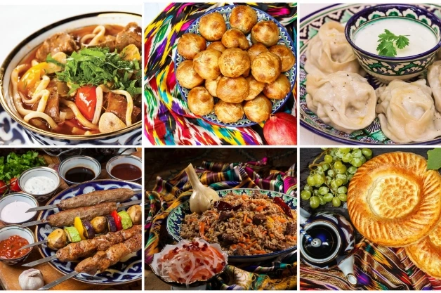 Traditionelle usbekische Gerichte