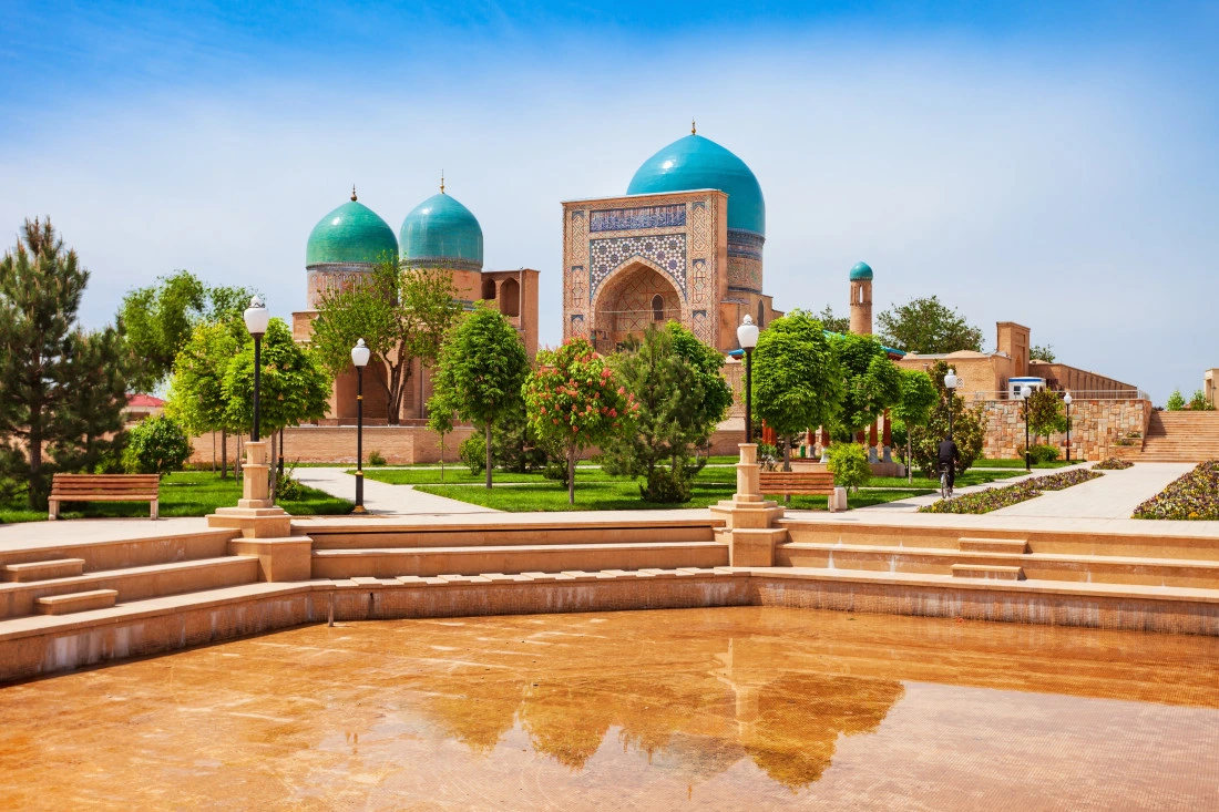 Blick auf Karshi, Usbekistan